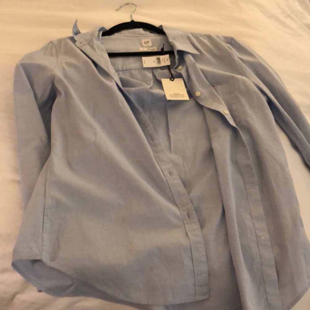 Gap fitted boyfriend shirt